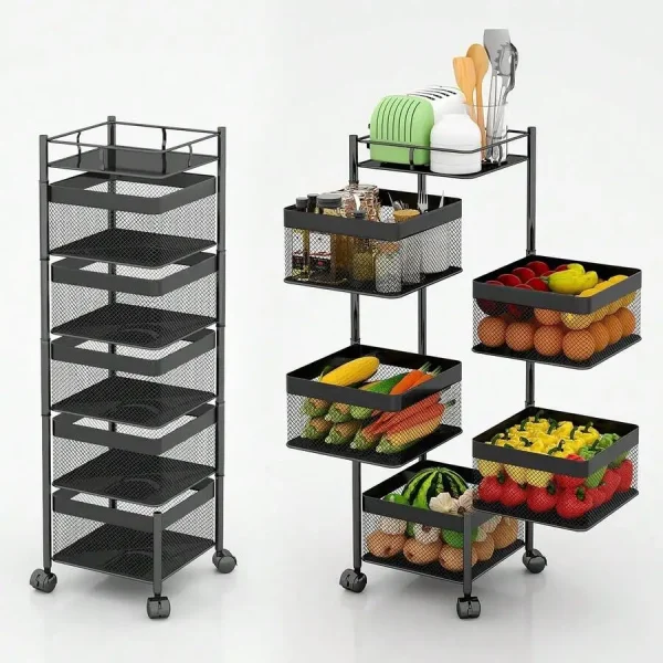 Single Pack Kitchen Fruit And Vegetable Basket